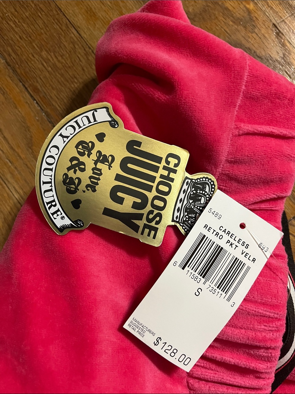 RARE retro velour juicy couture belted tube top romper with tags - Picture 5 of 7